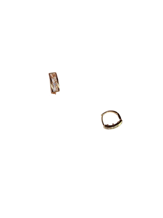 Aretes Baguette Glow Huggies