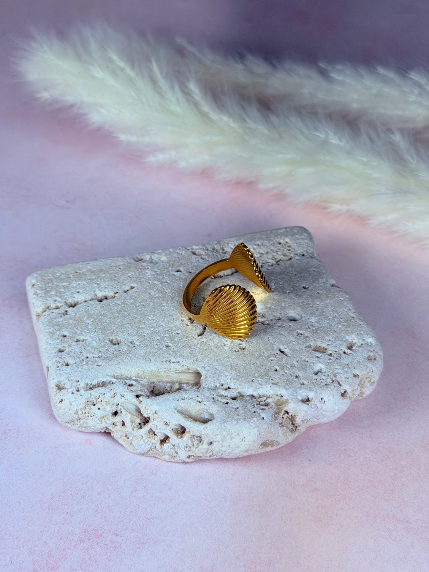 Anillo Golden Seashell