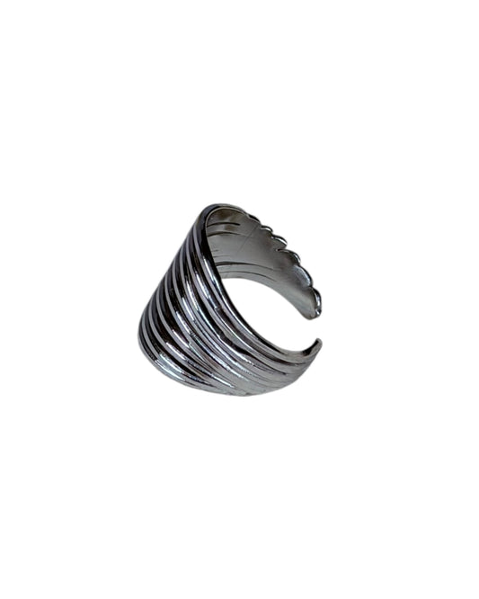 Anillo Silver Wave Chic