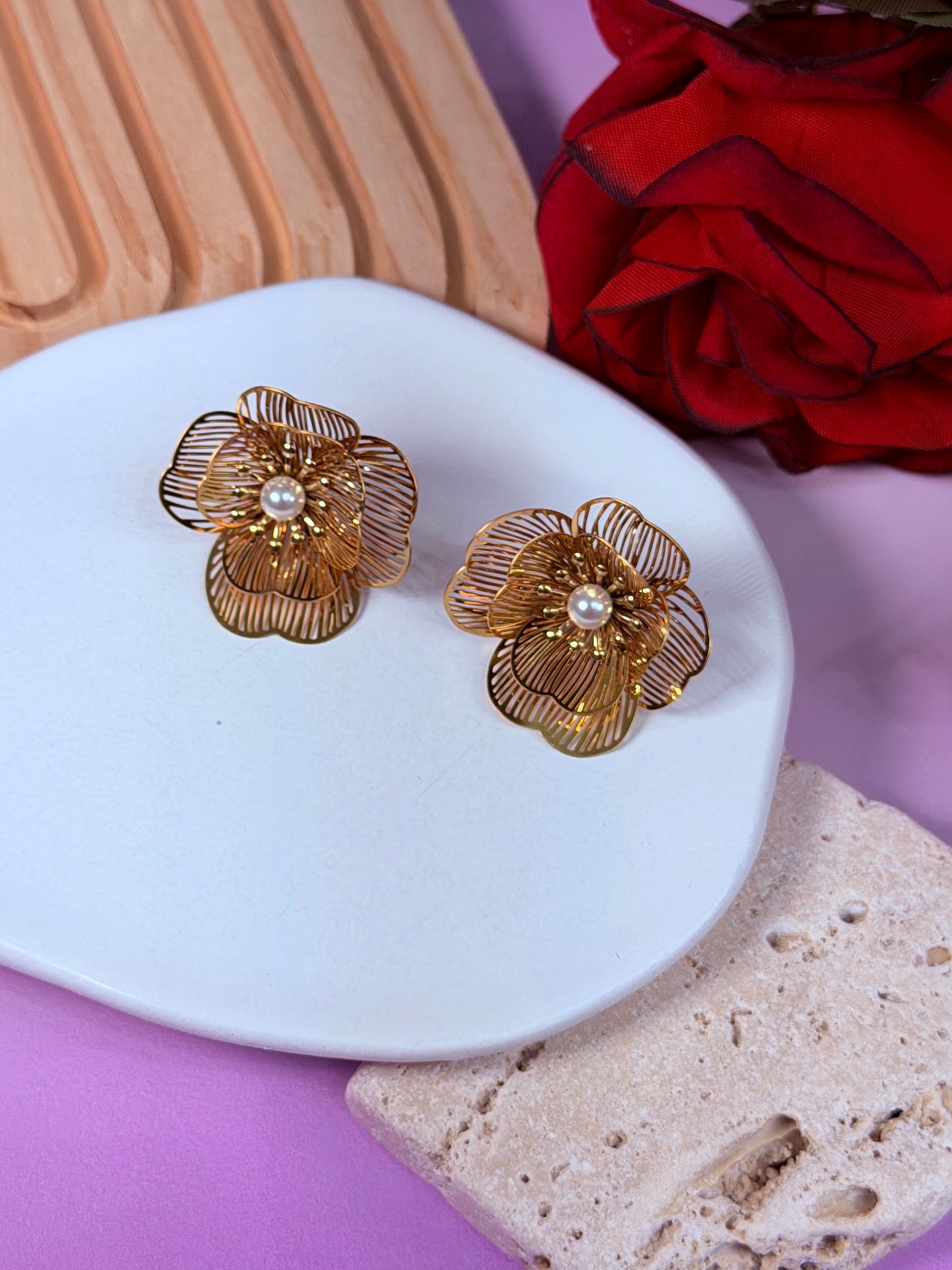 Aretes Camelia Glow