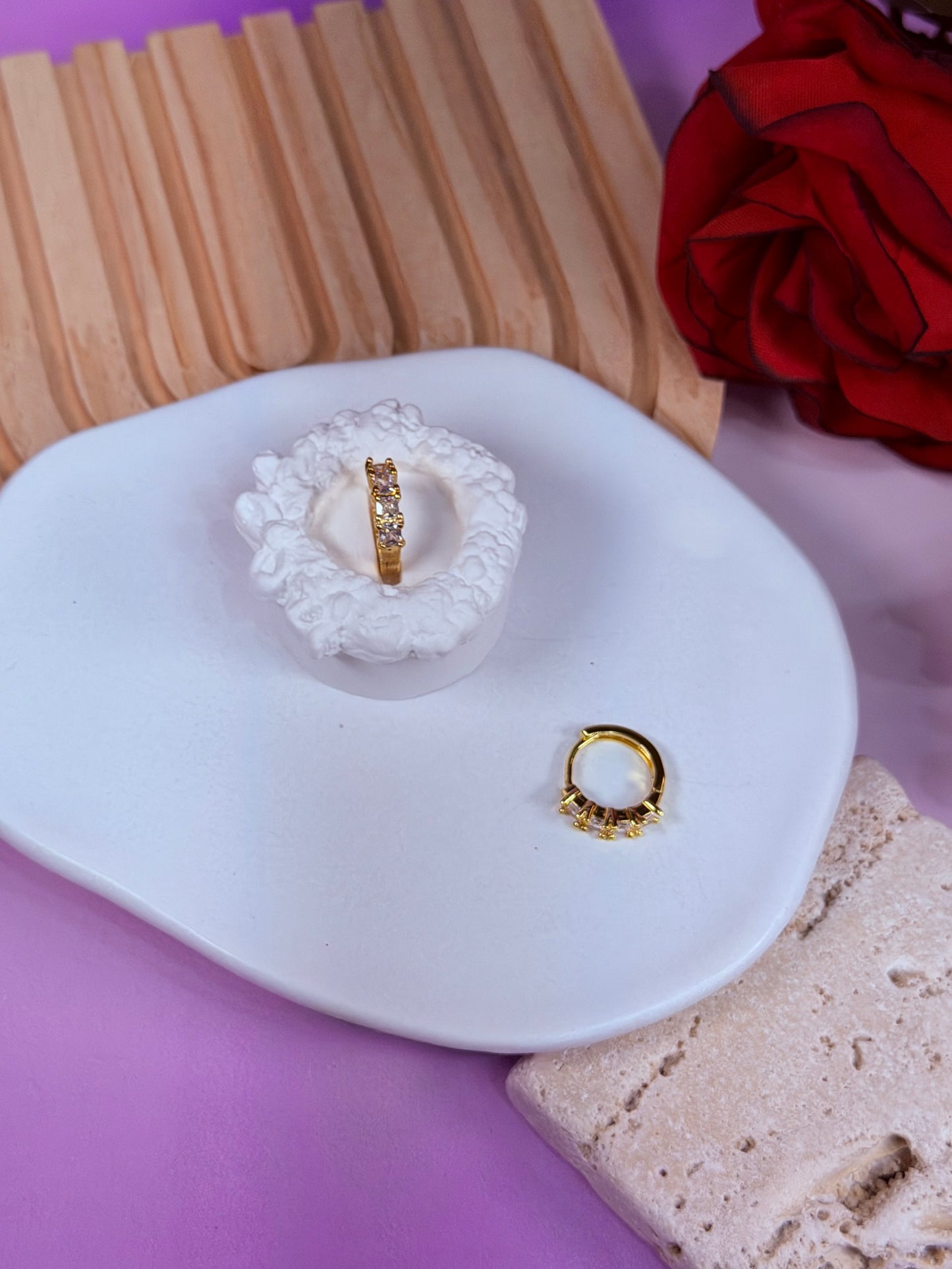 Aretes Mini Shine Hoops
