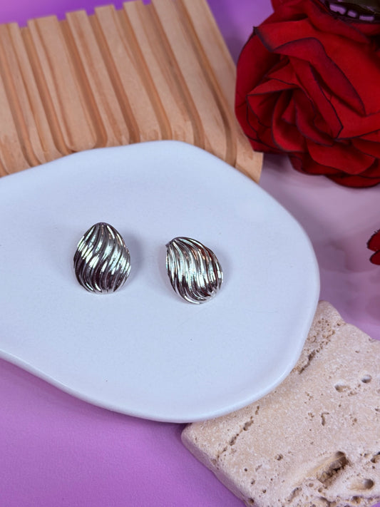Aretes Silver Wave Glow