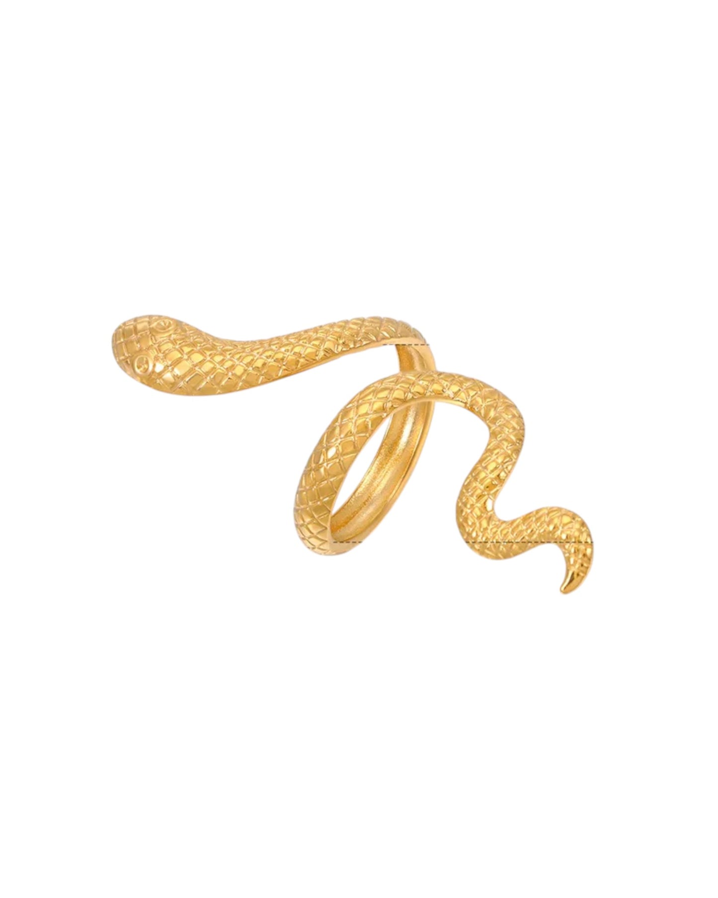 Anillo Serpiente Minimal