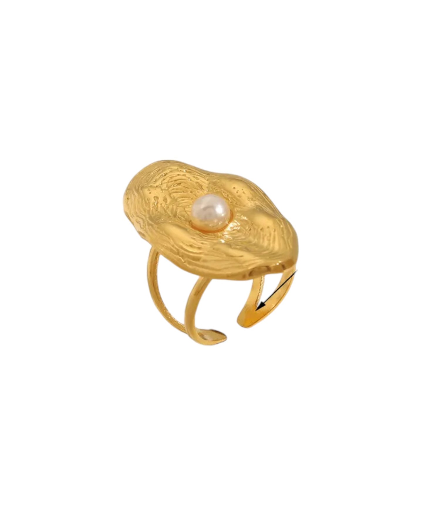 Anillo Ola Dorada
