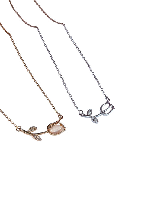 Collar Rose Charm