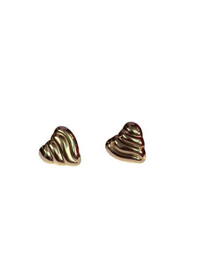 Aretes Wave Heart Glow