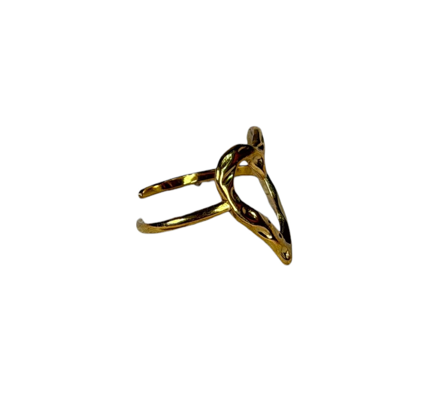 Anillo Golden Melt Heart