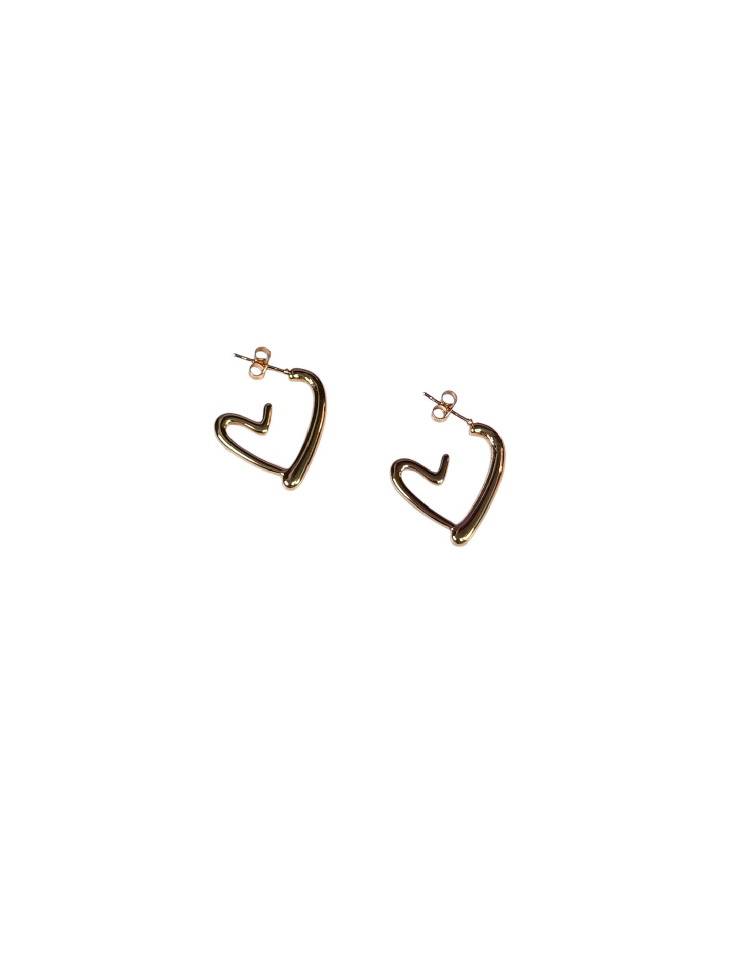 Aretes Open Heart Glow