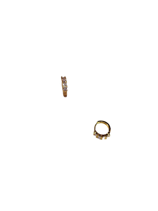 Aretes Mini Shine Hoops