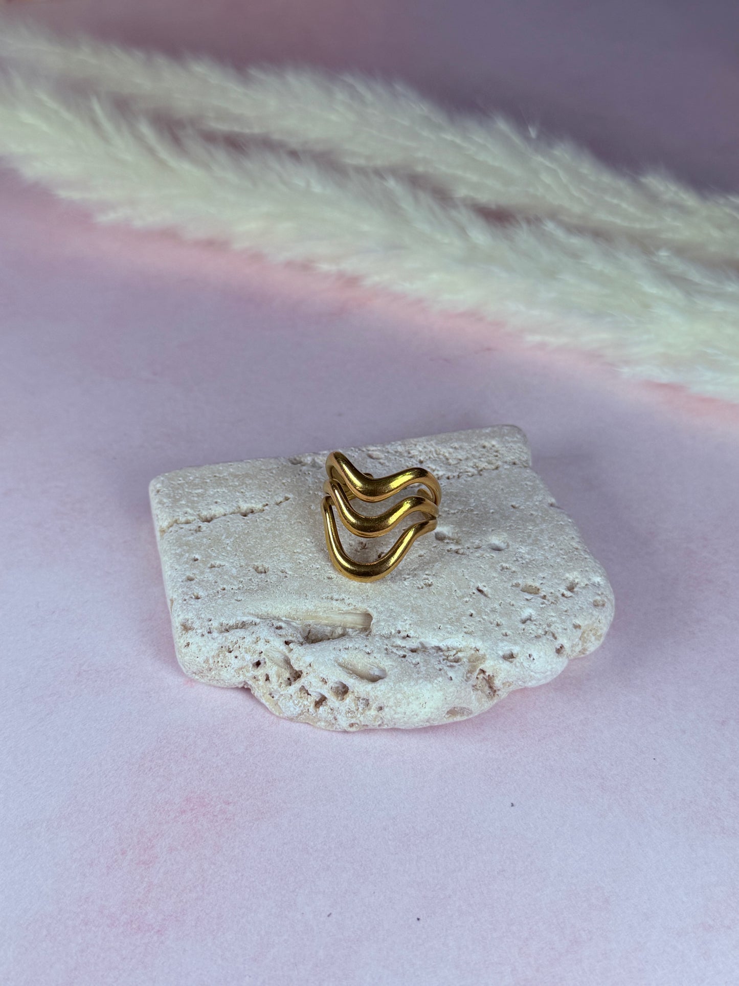 Anillo Triple Wave Glow