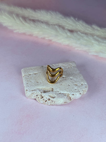 Anillo Triple Wave Glow