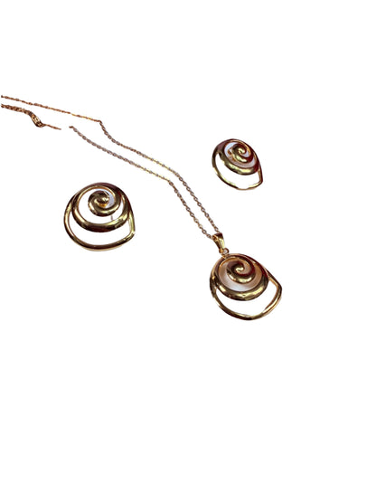 Set Espiral Dorado