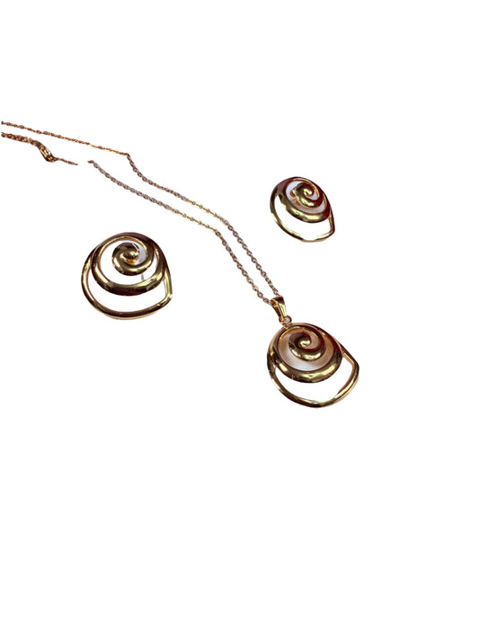 Set Espiral Dorado
