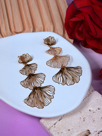 Aretes Ginkgo Royale