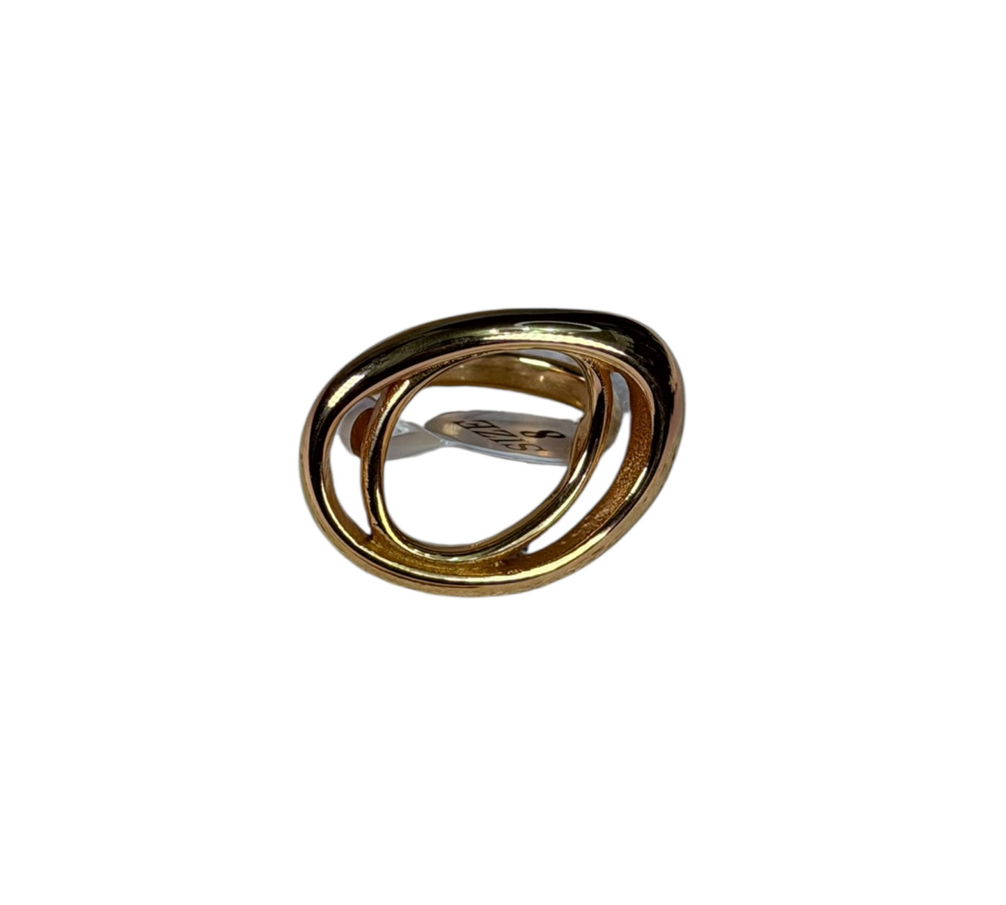 Anillo Golden Drop Statement