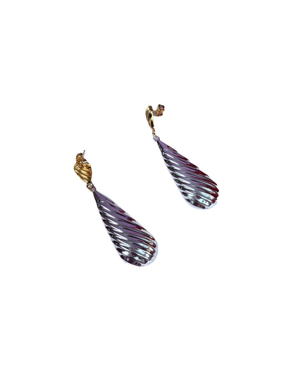 Aretes Dual Shine Drop