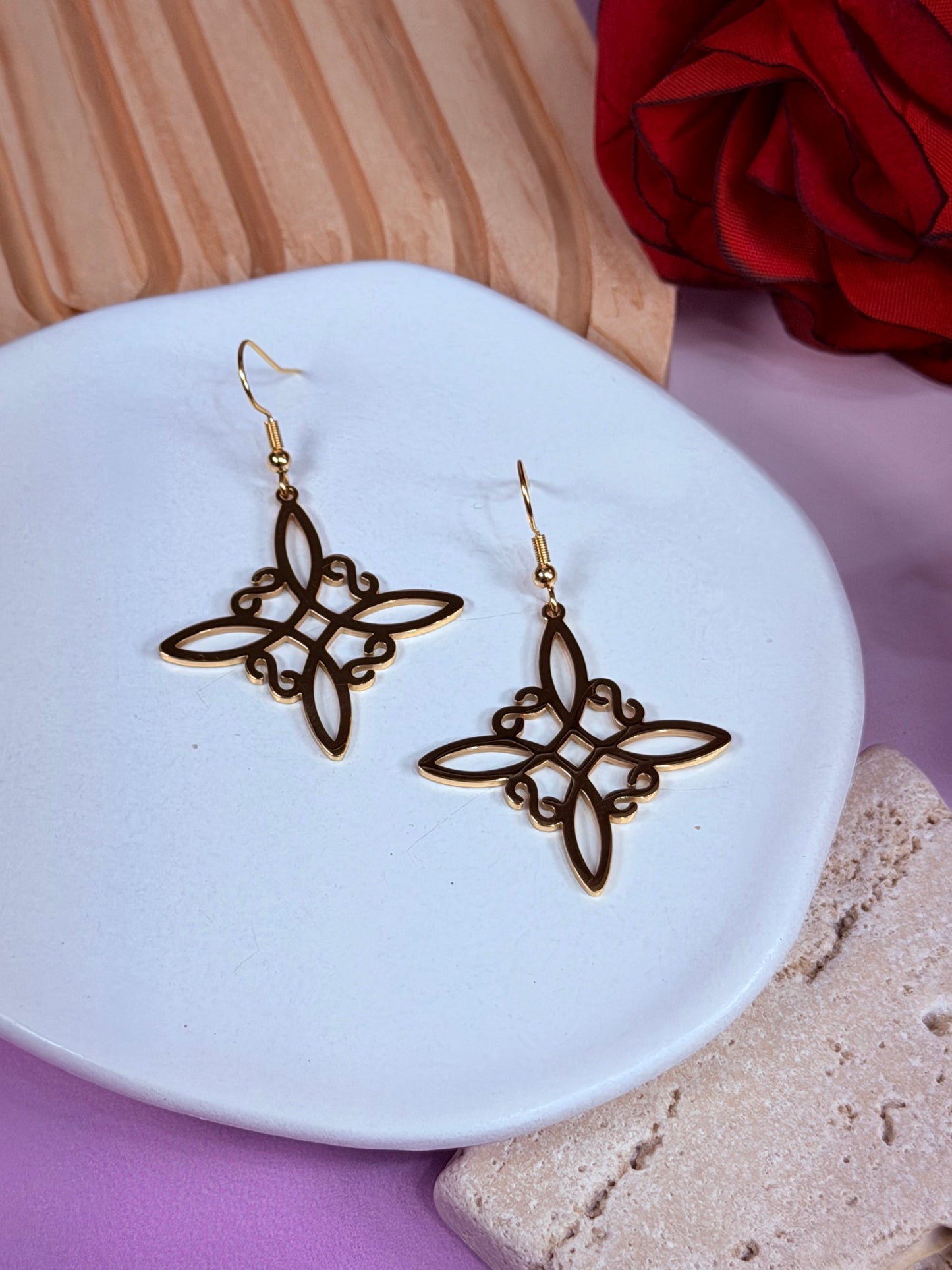 Aretes Nudo de Bruja