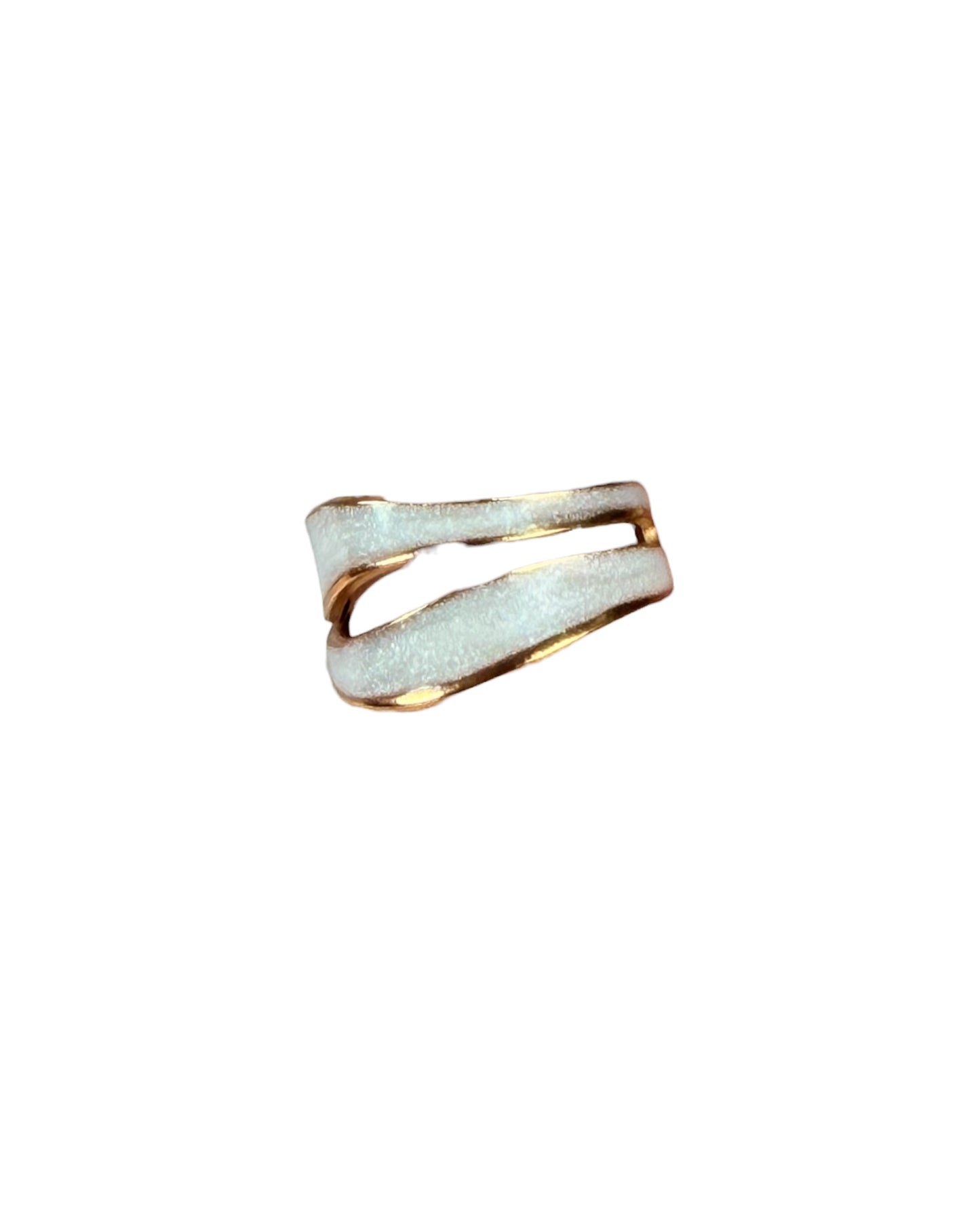 Anillo Golden Pearl Flow
