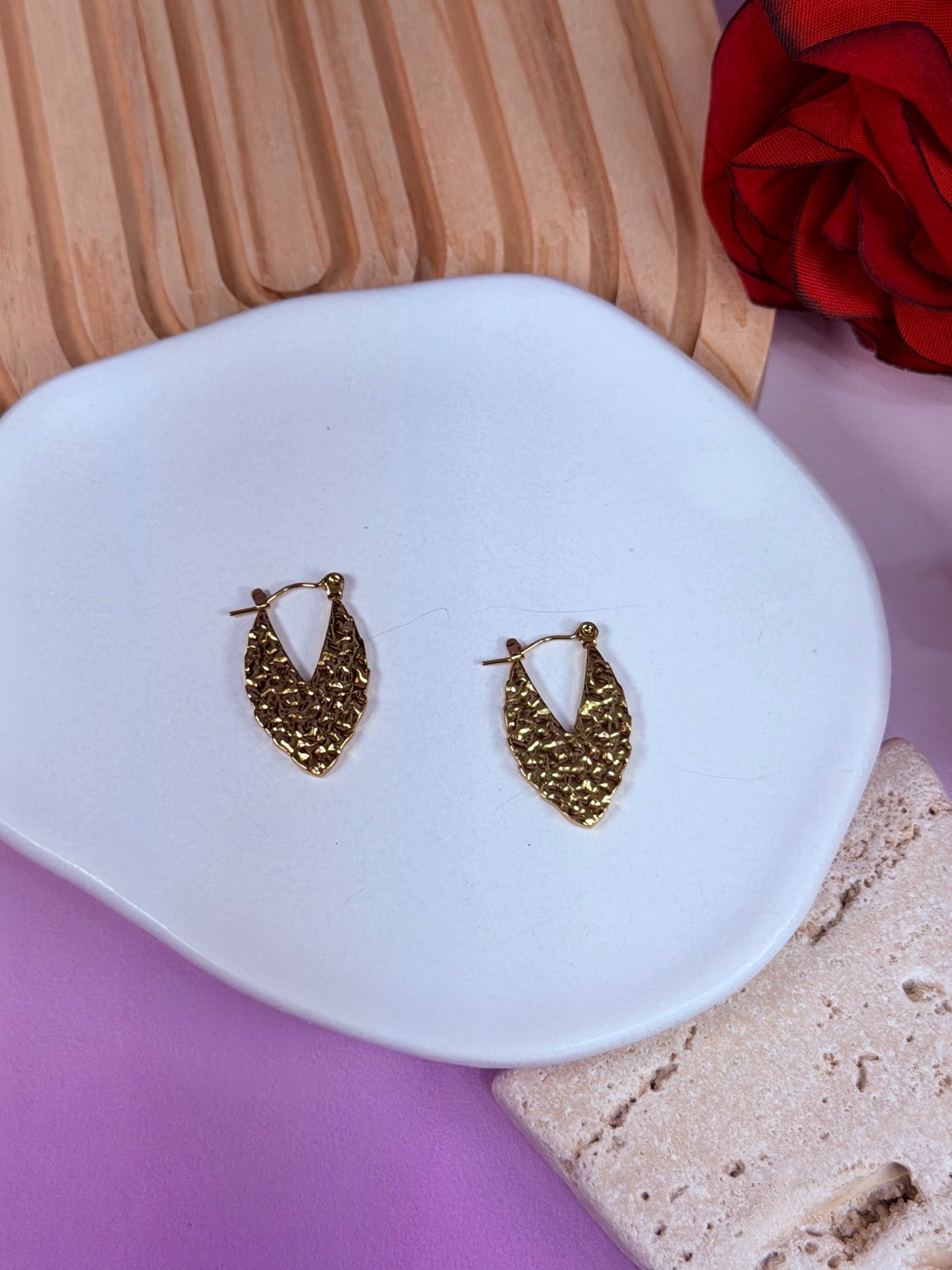 Golden Ember Hoops