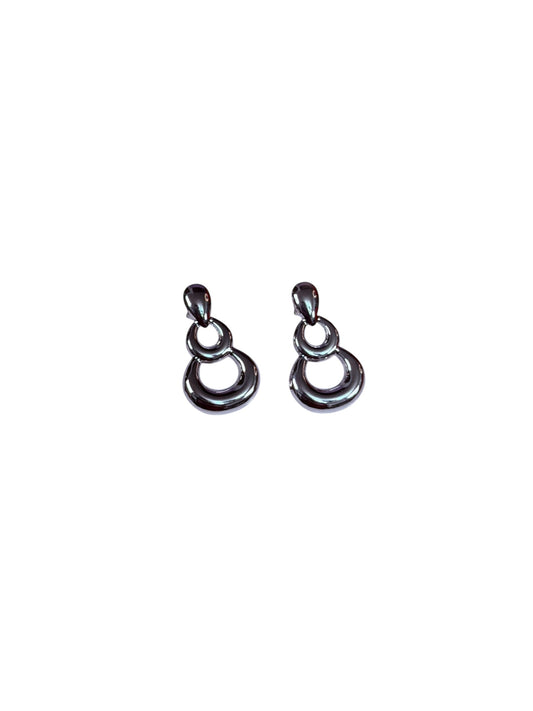 Aretes Silver Triple Glow