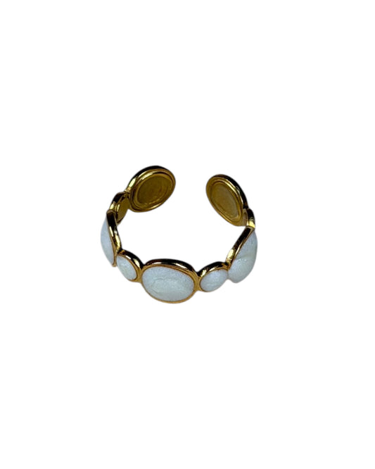 Anillo Pearl Circles