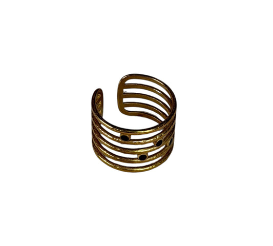 Anillo Urban Gold Lines