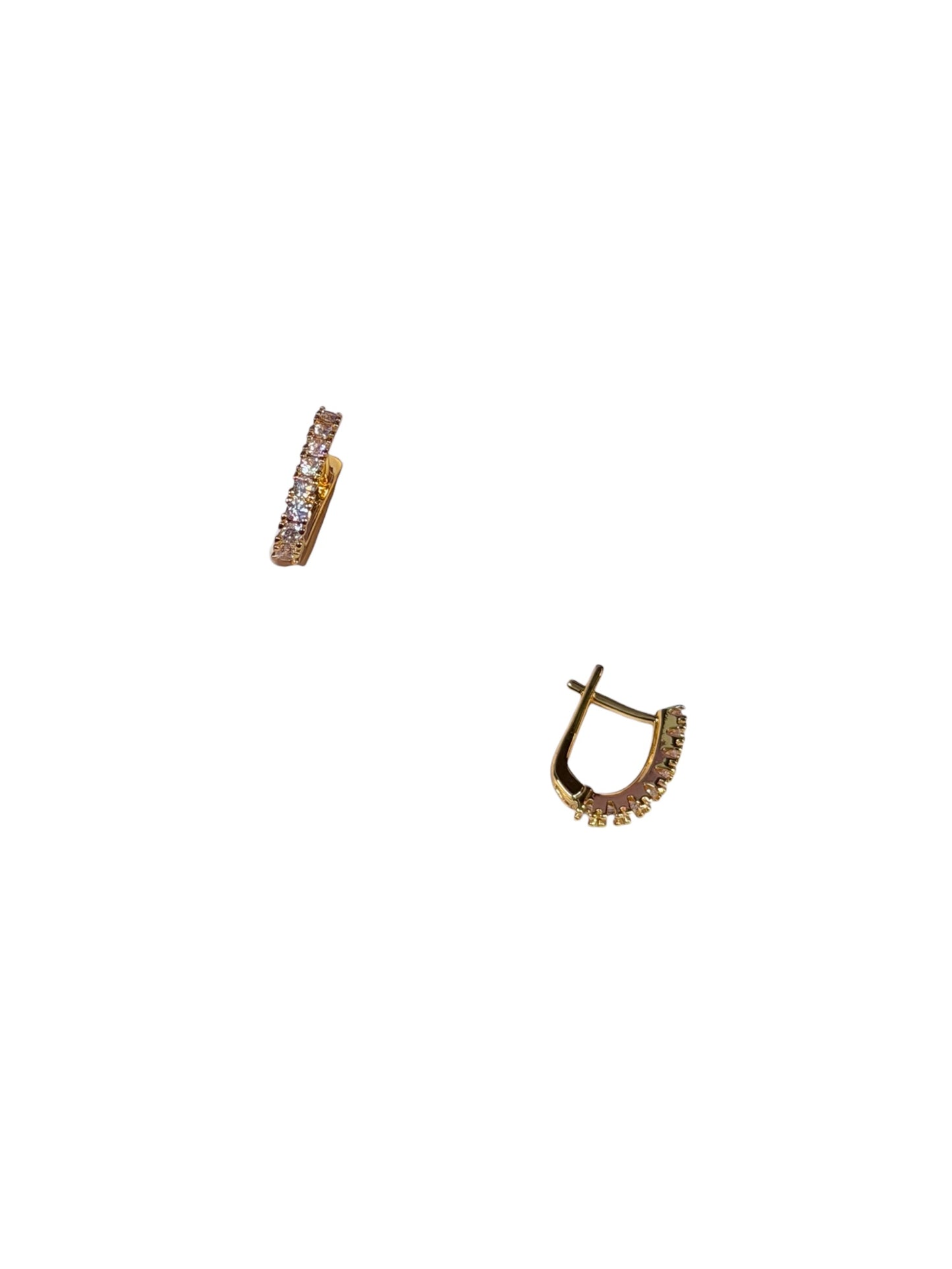 Aretes Golden Shine Huggies