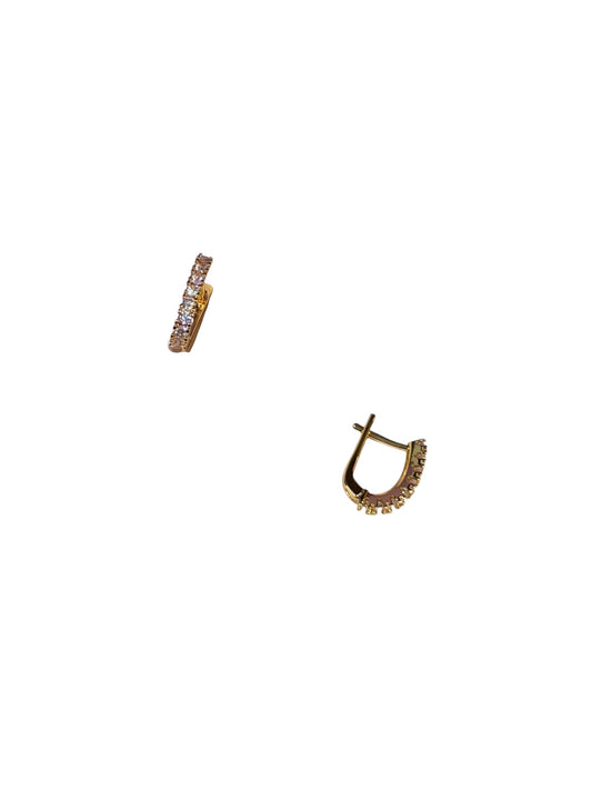Aretes Golden Shine Huggies