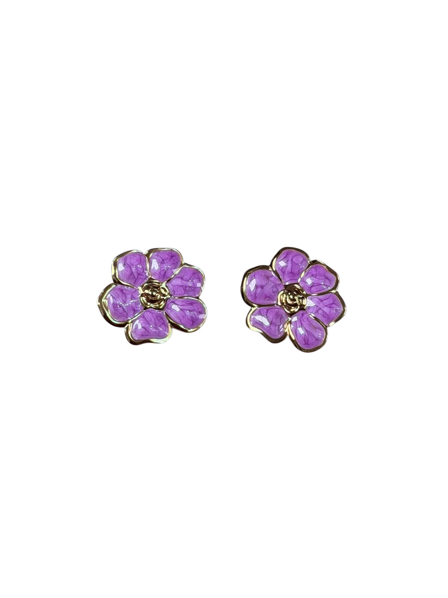 Aretes Bloom Lila Glow.