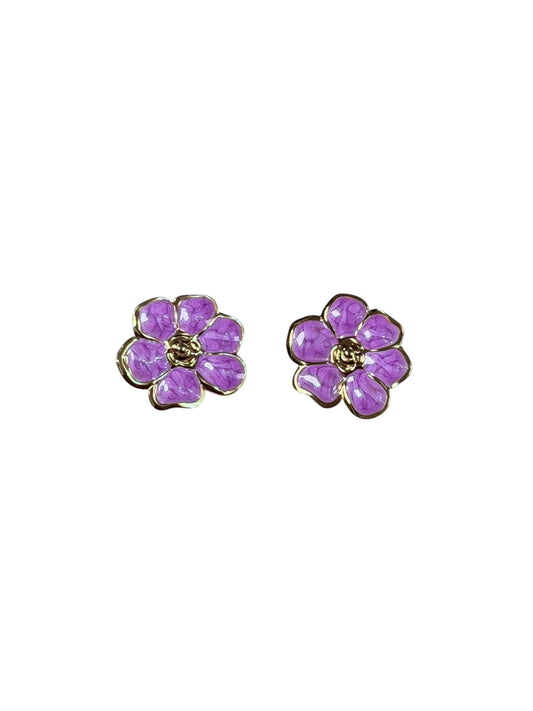 Aretes Bloom Lila Glow.