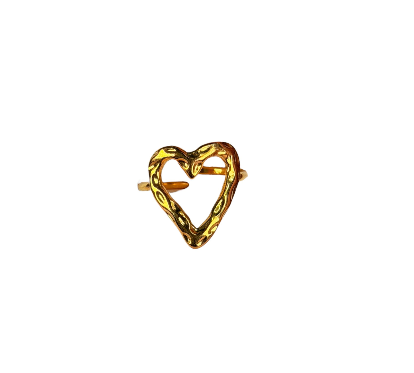 Anillo Golden Melt Heart