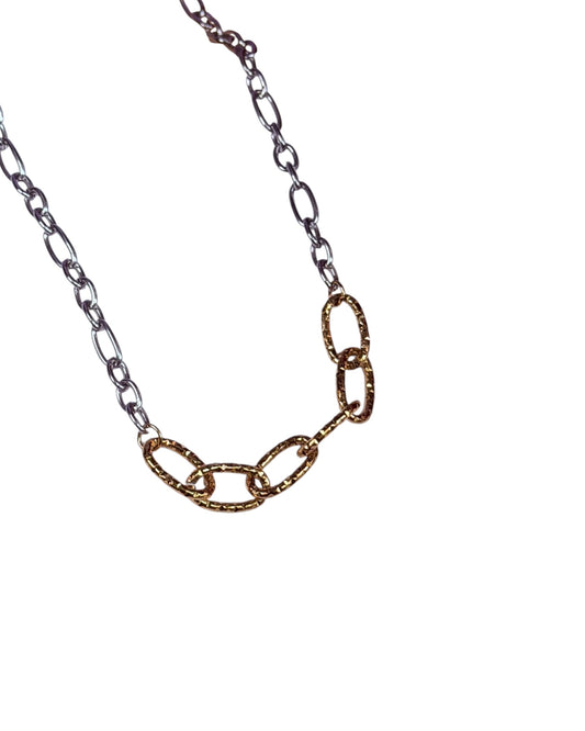 Collar Bicolor Chain Glow