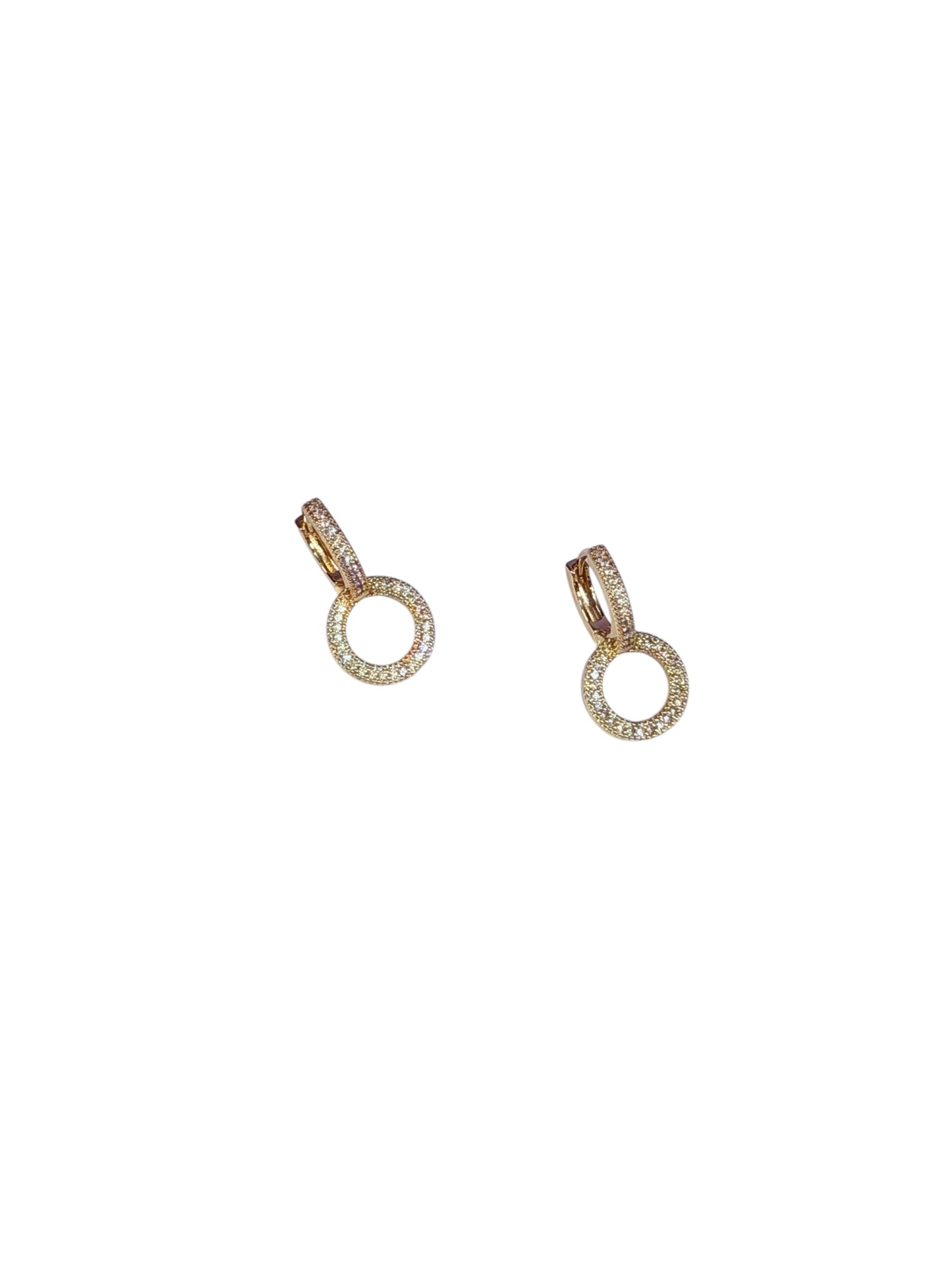Aretes Aro Brillo Infinito