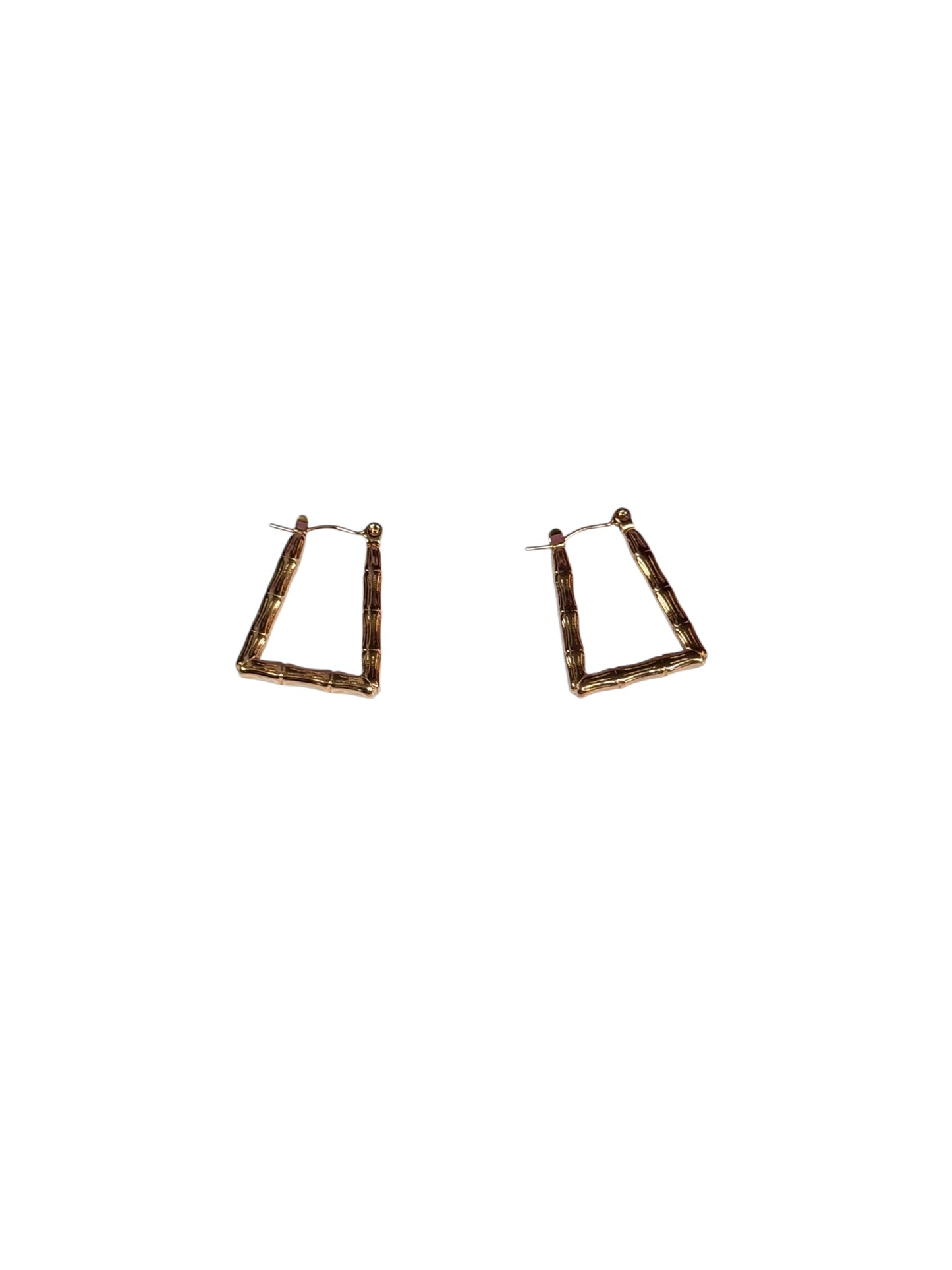 Aretes Bamboo Chic Hoops