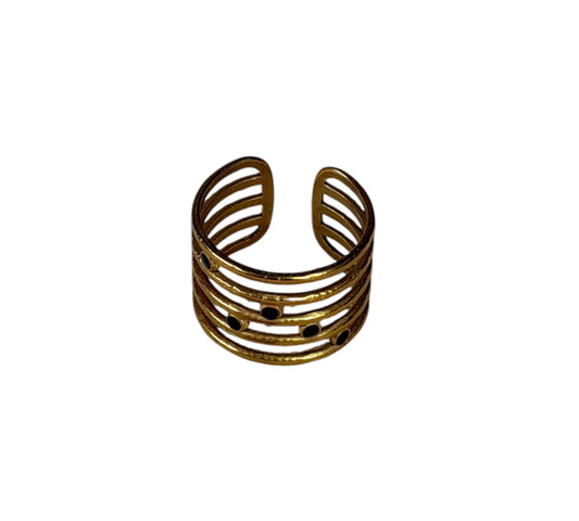 Anillo Urban Gold Lines