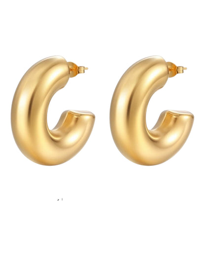 Aretes Chunky Hoop
