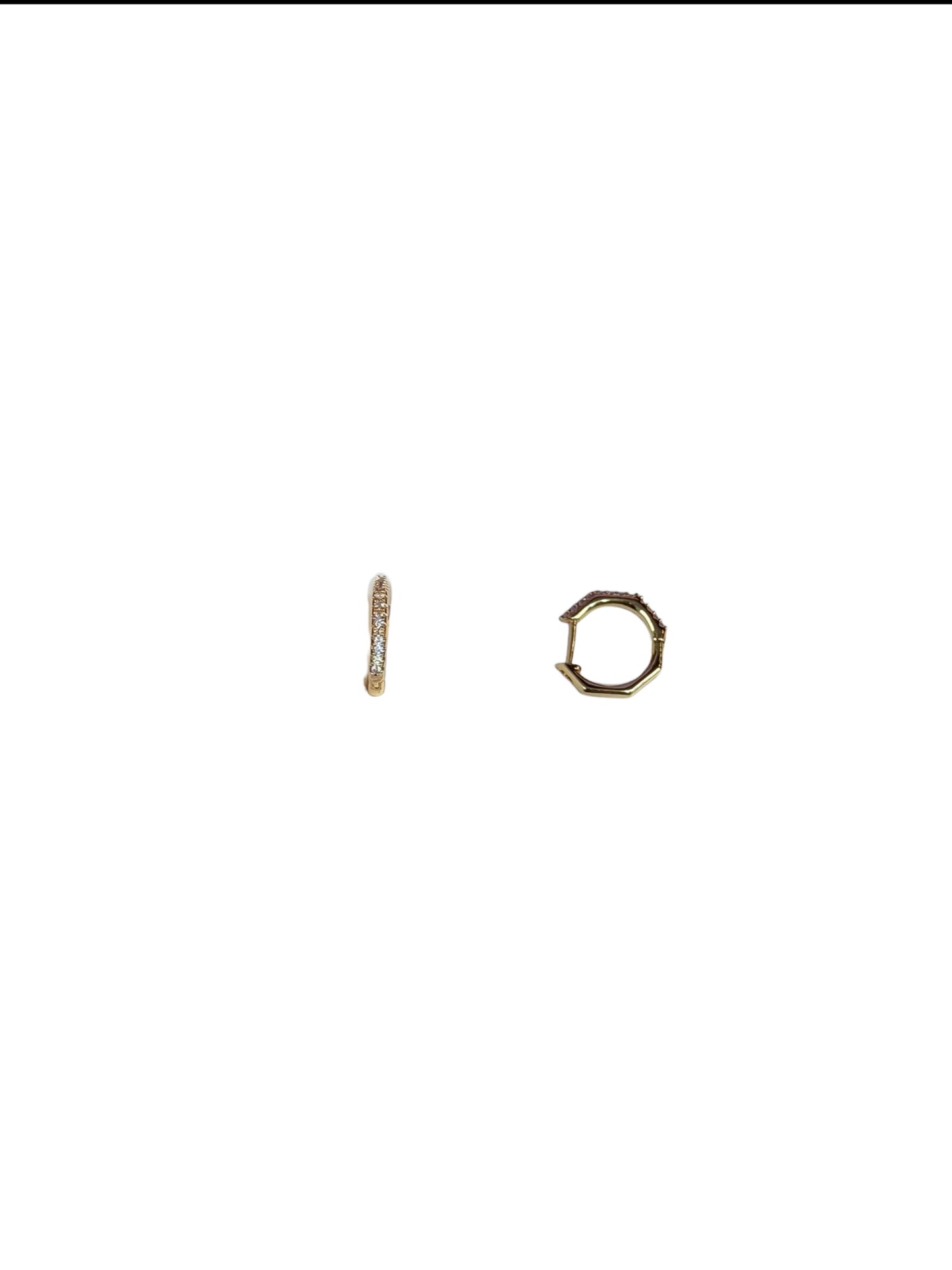Aretes Mini Sparkle Huggie