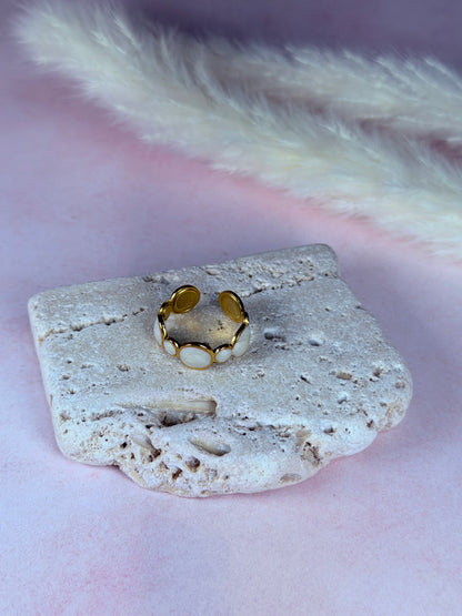 Anillo Pearl Circles