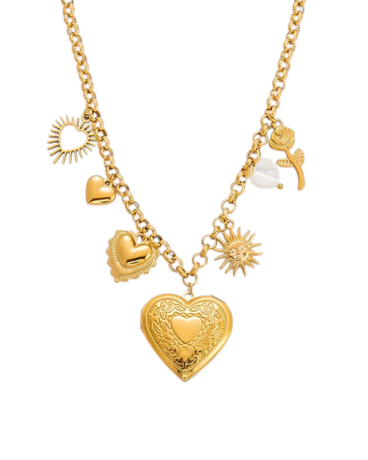Collar Golden Heart Dreams