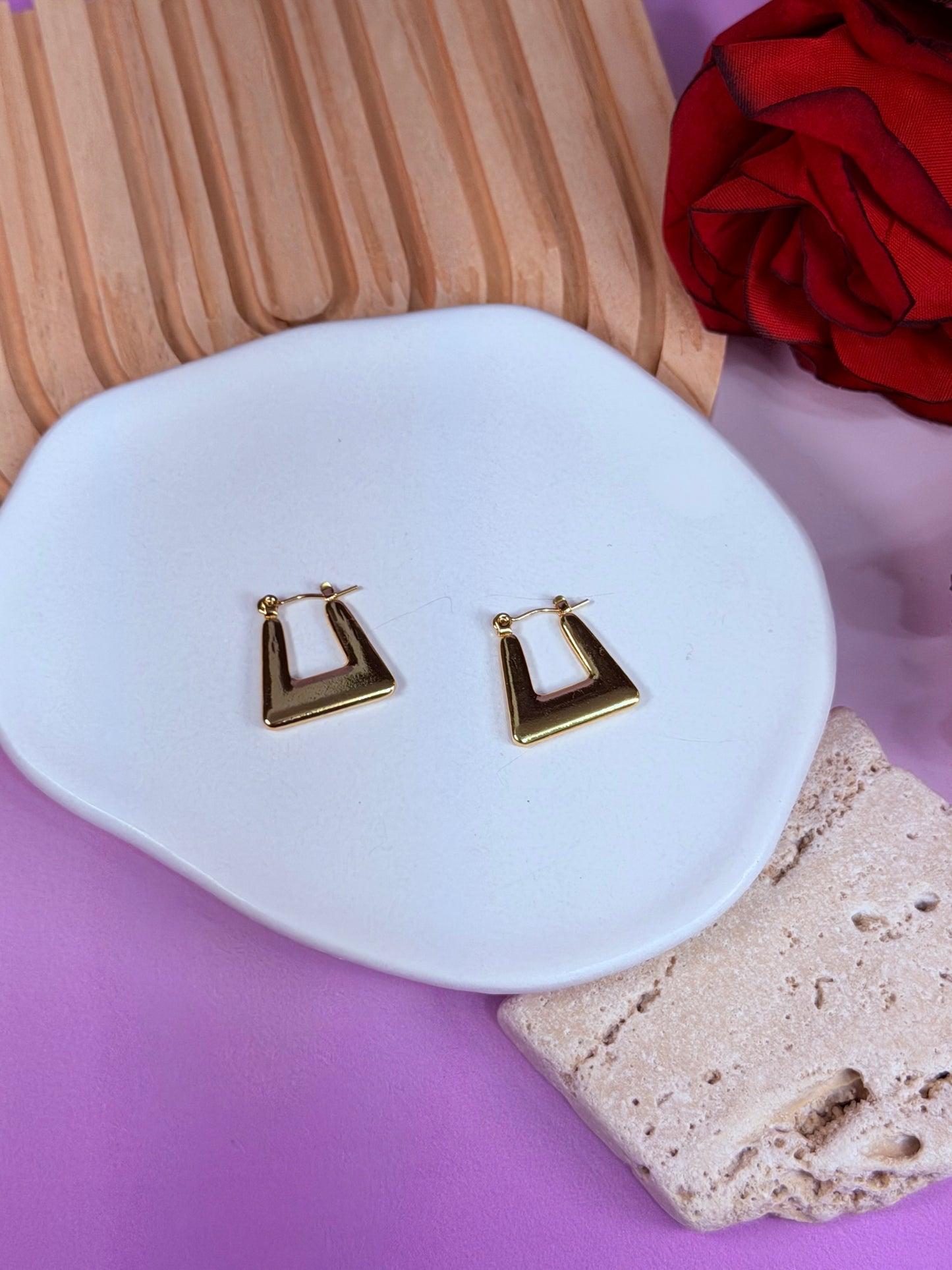 Aretes Golden Frame