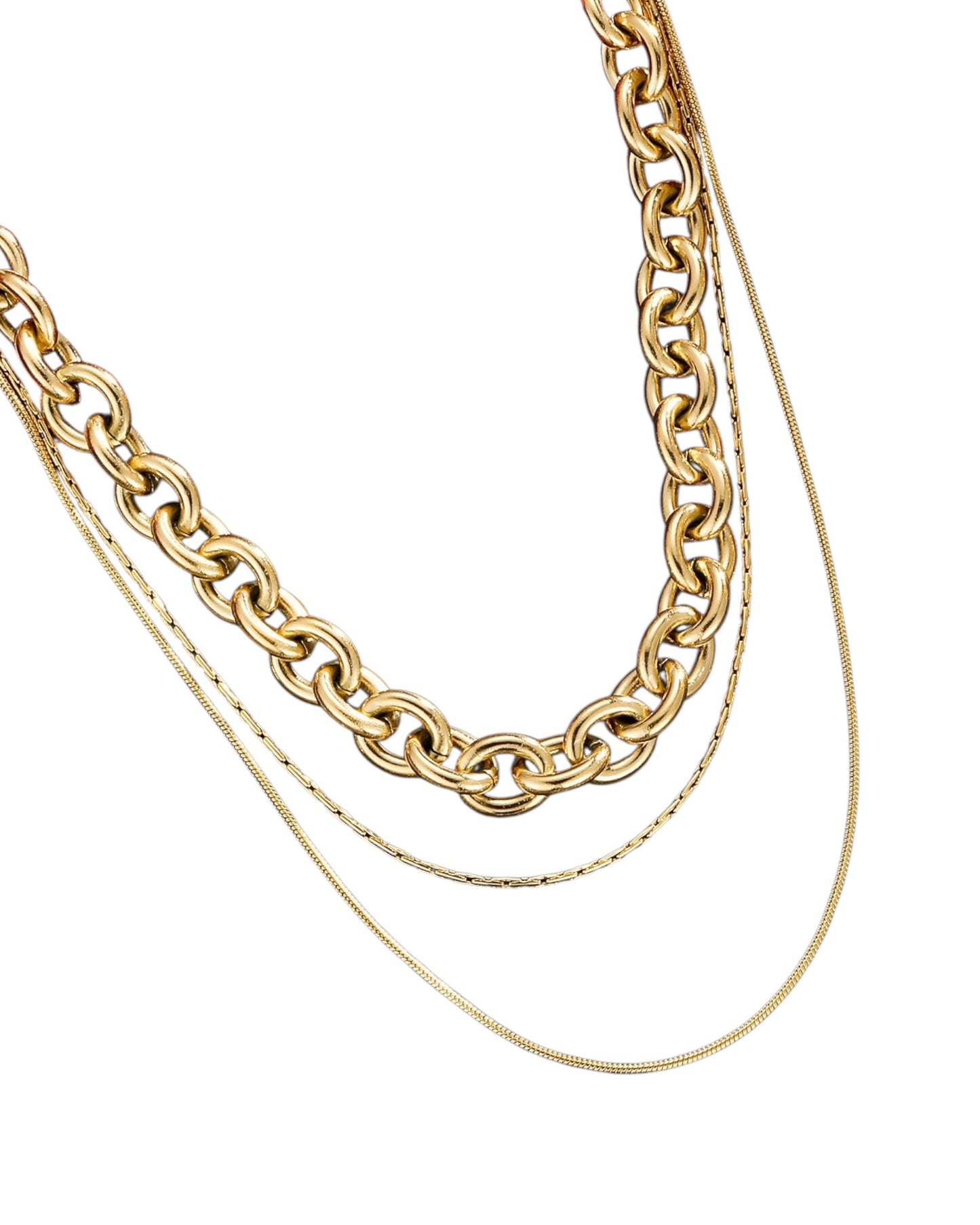 Triple con cadena gruesa