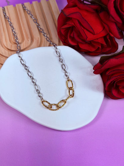 Collar Bicolor Chain Glow