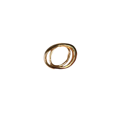 Anillo Golden Drop Statement