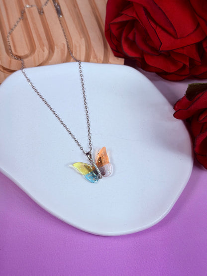 Collar Mariposa Mágica Multicolor