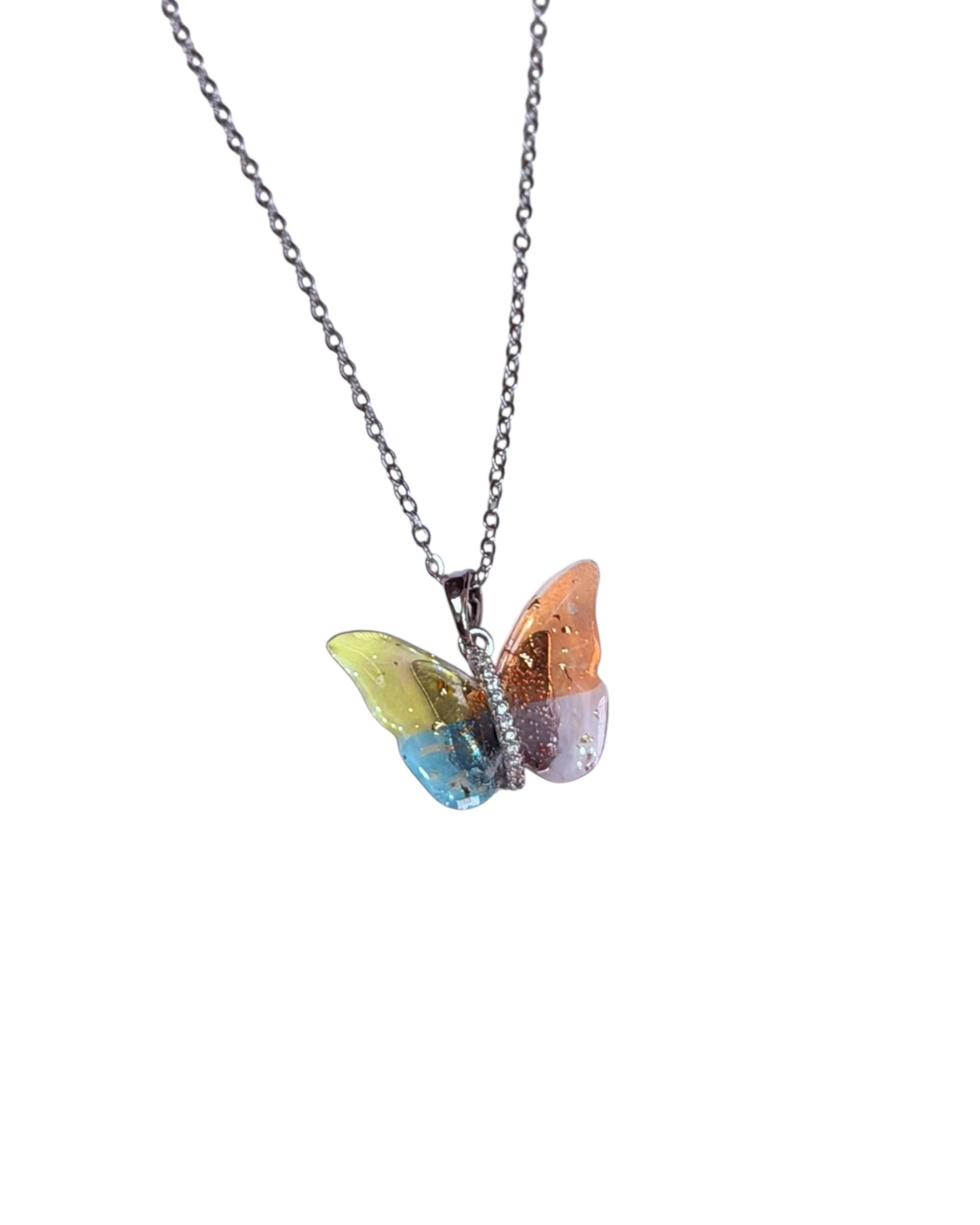 Collar Mariposa Mágica Multicolor