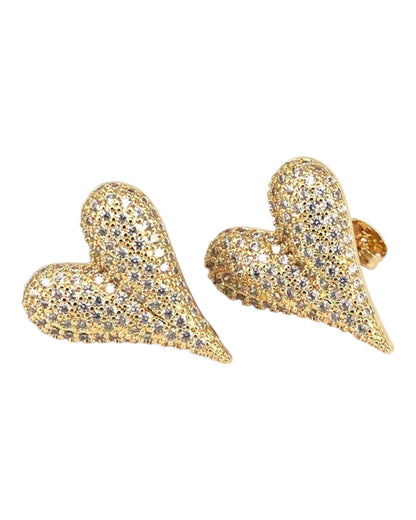 Aretes Corazón Glam