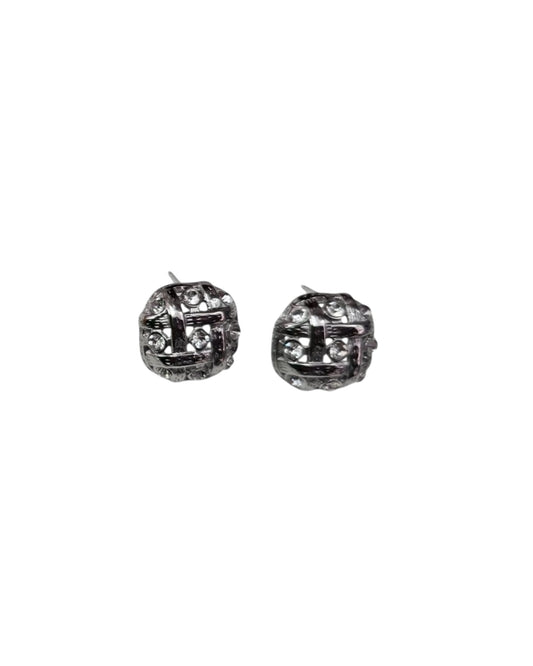 Aretes Broquel Trenzado