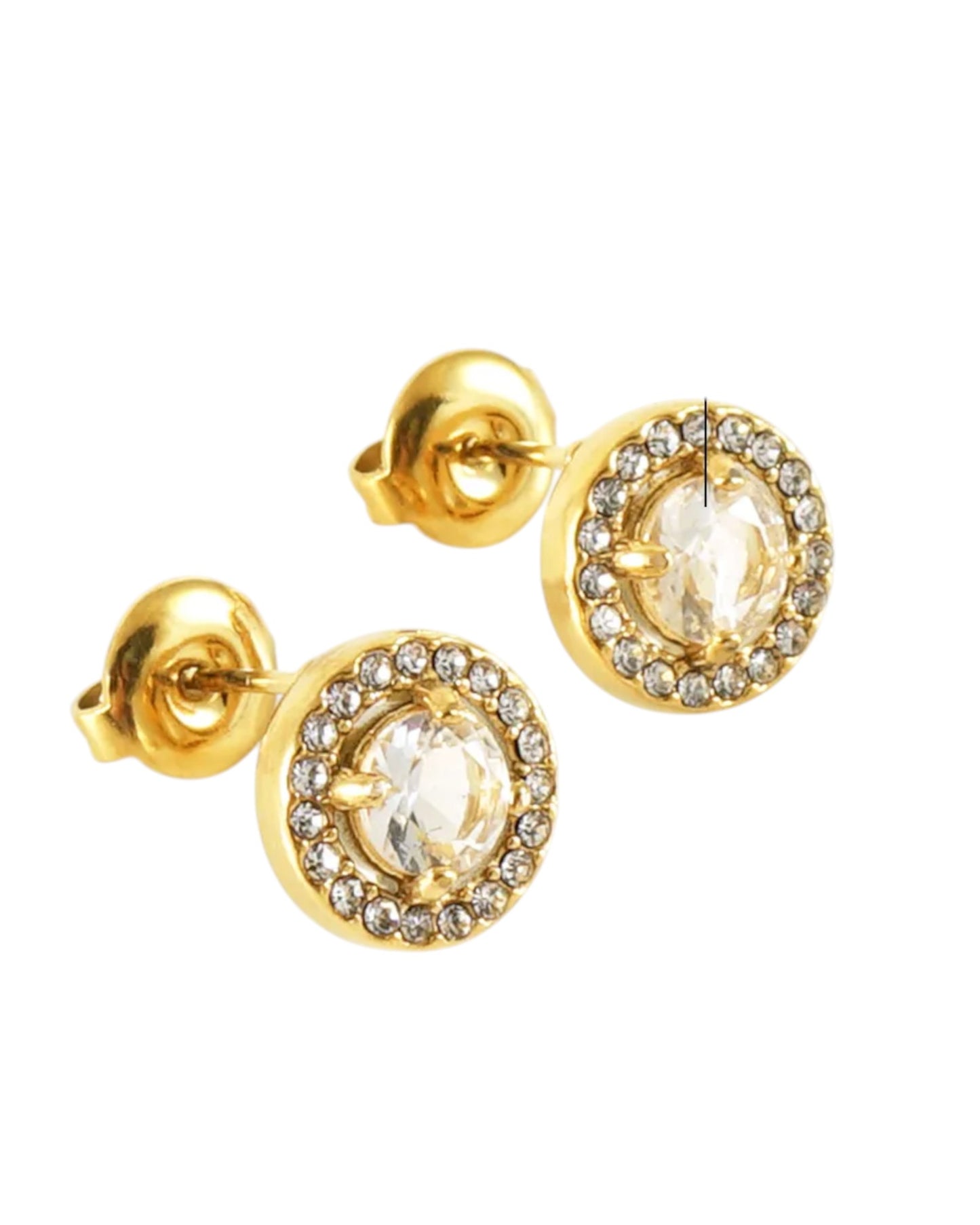 Aretes Sparkle Mini Round