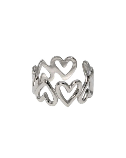 Anillo Corazones Infinity