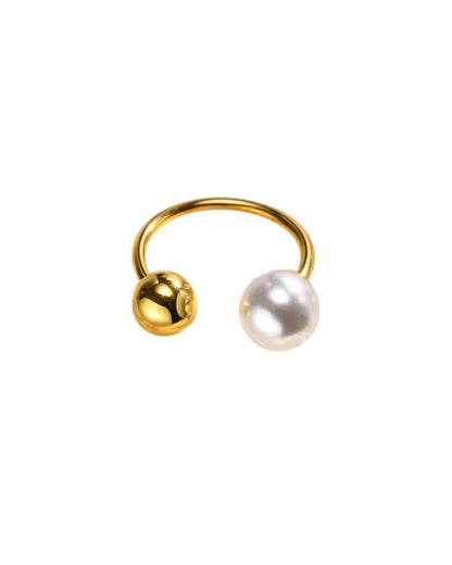 Anillo Duo Pearl